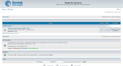 Desktop Screenshot of forum.sentek.com.au